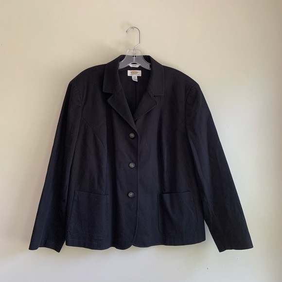 Talbots black jacket blazer size 20W - Picture 6 of 11
